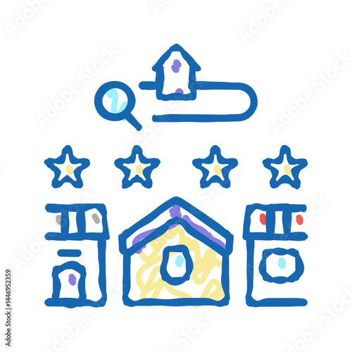 convenience arrangement icon doodle illustration