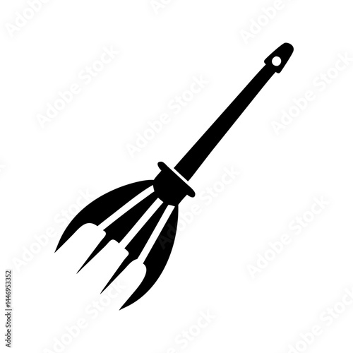 Three pronged spear fishing tool ocean hunting equipment diving accessory underwater hunting trident