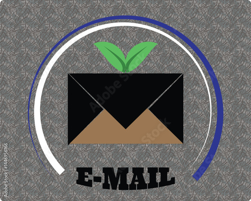 E-mail marketing logo design art 