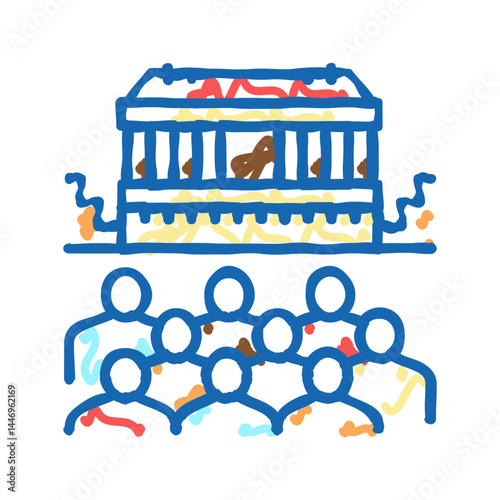 theater ancient greece icon doodle illustration