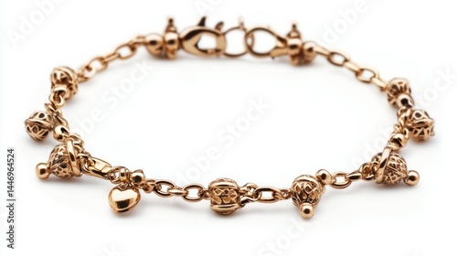 Wallpaper Mural Charm bracelet isolated on white background Torontodigital.ca