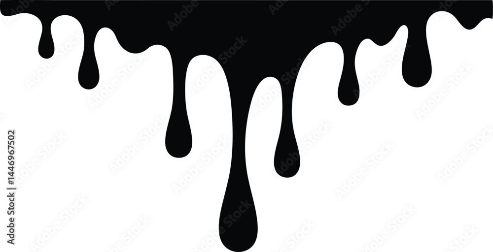 Black dripping silhouette vector, paint splash black vector, Black dripping silhouette vector, paint splash black vector,