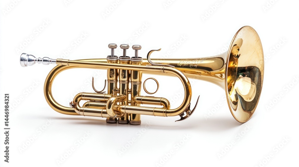 Obraz premium Cornet isolated on white background