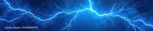 Abstract blue comic book background with dynamic lightning bolts and energy effects , design, flash