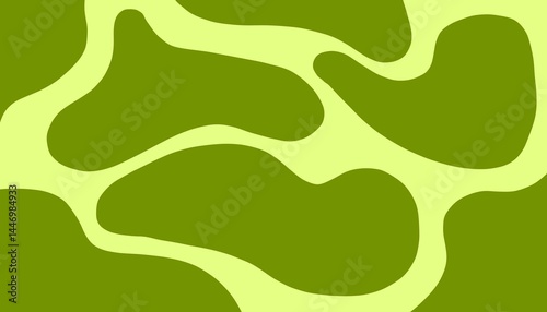 Abstract background seamless pattern with blob shapes and texture. Modern graphic print with liquid organic shapes, bright paint splashes and spots. Trendy summer pattern, vector illustration 