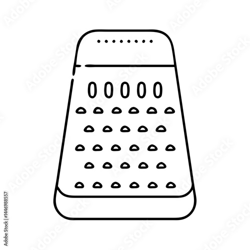 grater icon, grater line art - simple line art of grater, perfect for grater logos and icons