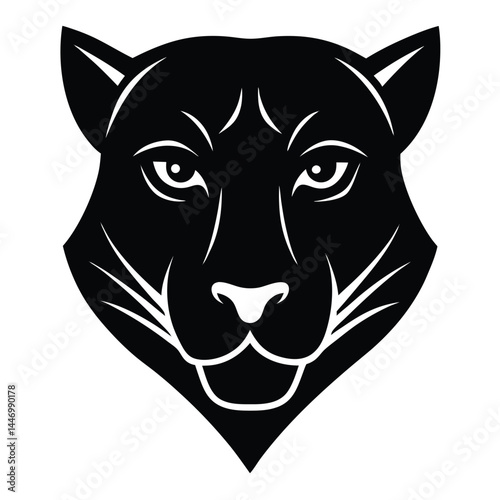 Panther black Vector Illustration, ESP
