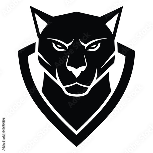 Panther black Vector Illustration, ESP