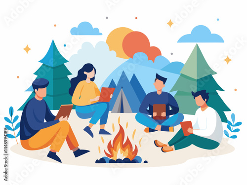 offline weekend camping    