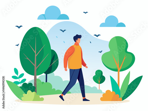 mindful walk in nature   