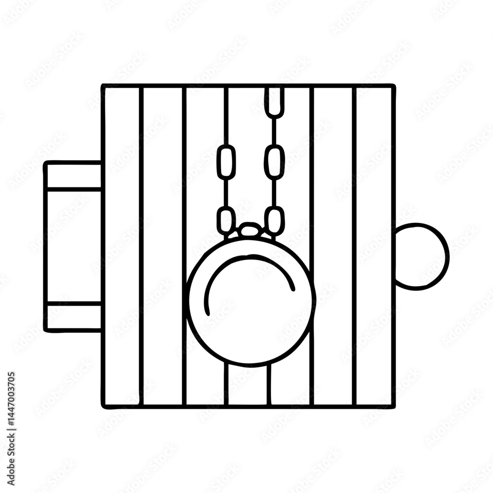 bail icon, bail line art - simple line art of bail, perfect for bail logos and icons bail icon, bail line art - simple line art of bail, perfect for bail logos and icons