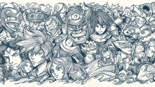 Dynamic Characters in Fantasy Illustration