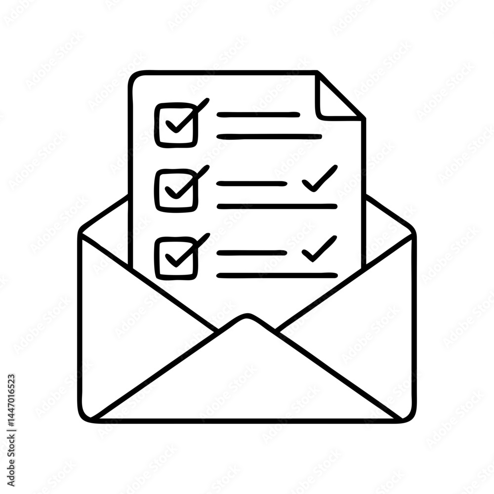 email survey icon, email survey line art - simple line art of email survey, perfect for email survey logos and icons email survey icon, email survey line art - simple line art of email survey, perfect for email survey logos and icons
