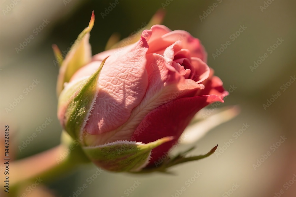 a macro photograph of a rose bud, natural light, a macro photograph of a rose bud, natural light,