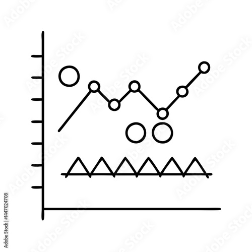 outlier icon, outlier line art - simple line art of outlier, perfect for outlier logos and icons