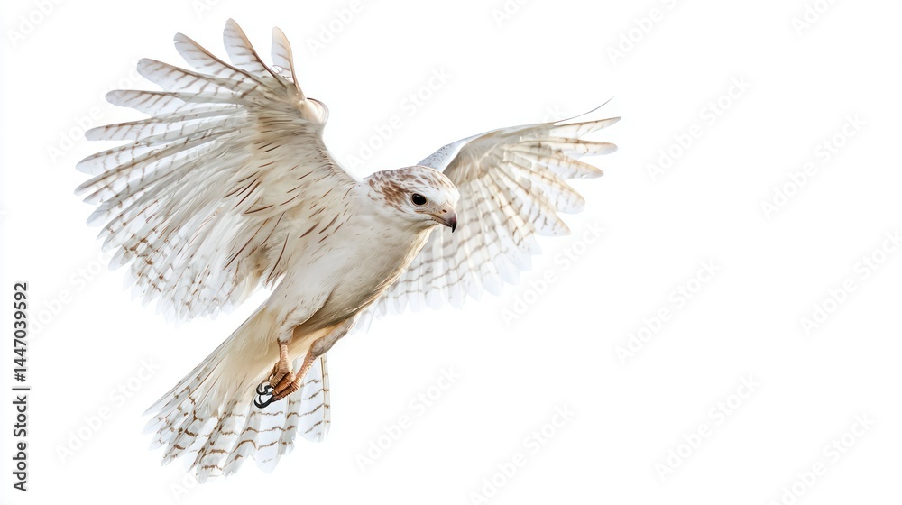 Obraz premium Flying pegasus isolated on white background