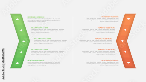 Dos and Don’ts Comparison Infographic Design Template