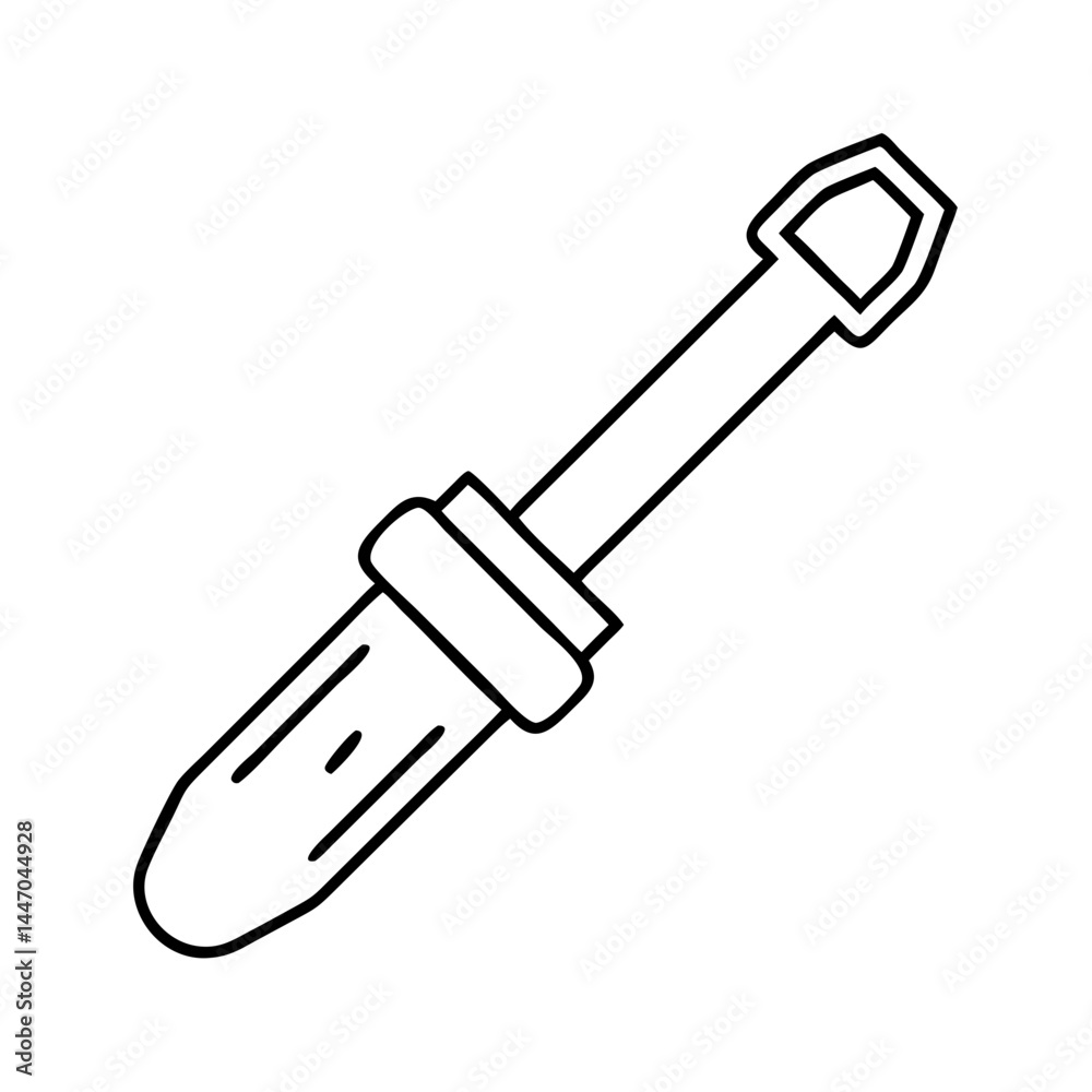 screwdriver icon, screwdriver line art - simple line art of screwdriver, perfect for screwdriver logos and icons screwdriver icon, screwdriver line art - simple line art of screwdriver, perfect for screwdriver logos and icons