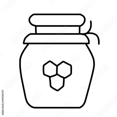 set icon vector honey theme