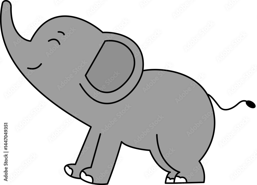 Fototapeta premium Baby elephant