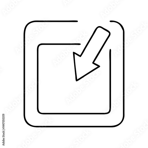 submit button icon, submit button line art - simple line art of submit button, perfect for submit button logos and icons