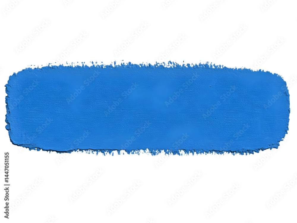 Fototapeta premium Horizontal Blue Brushstroke Illustration Background Isolated