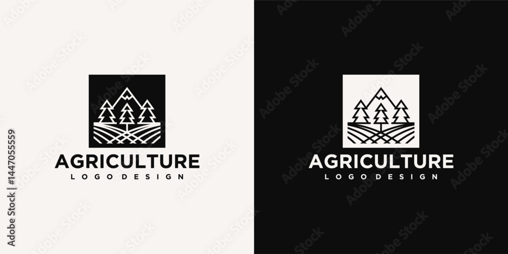 Agriculture Logo Abstract Concept Unique Agriculture Logo Abstract Concept Unique