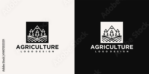 Agriculture Logo Abstract Concept Unique