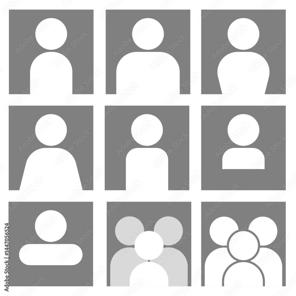 User Profile Icons Set User Profile Icons Set