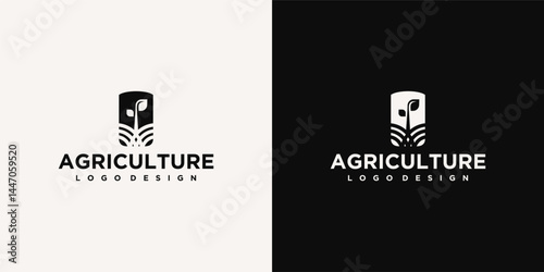Agriculture Logo Abstract Concept Unique