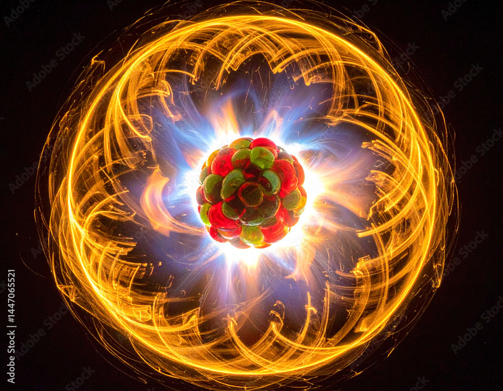 3d image of a nuclear fusion
