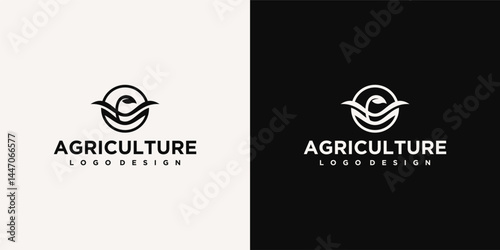Agriculture Logo Abstract Concept Unique