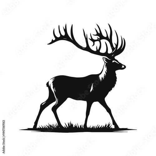 deer silhouette vector
