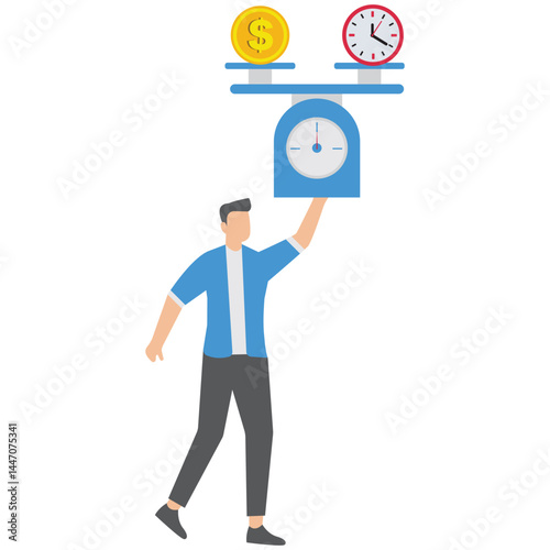Work life balance, find perfect balance between money and time