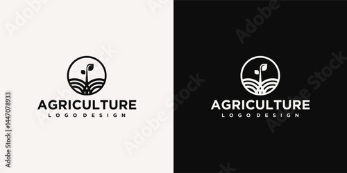 Agriculture Logo Abstract Concept Unique