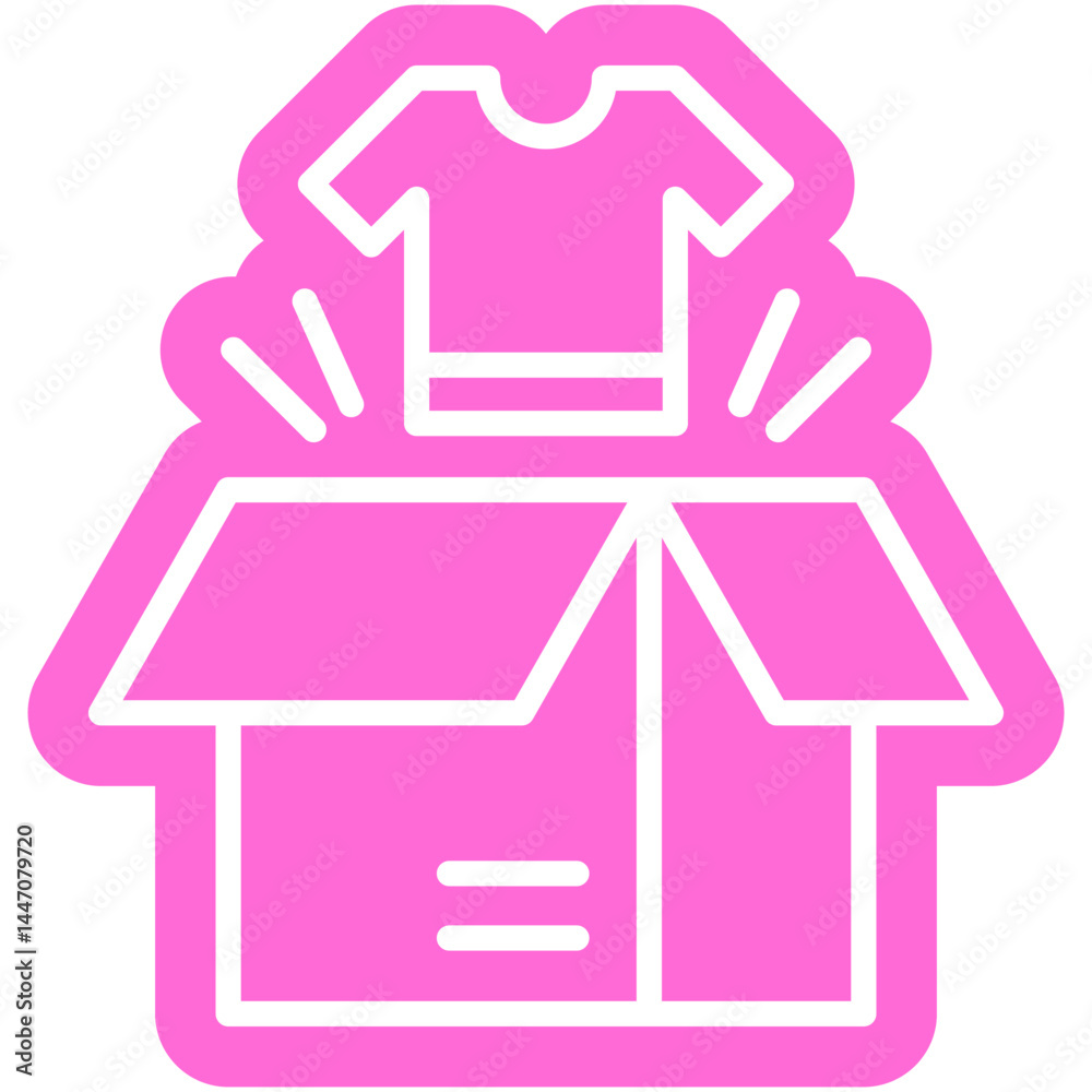 Obraz premium Unboxing symbol