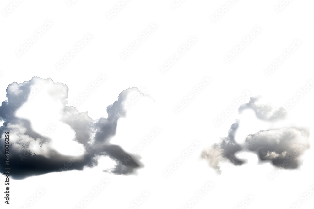 Isolated Cumulus Clouds Background Image Isolated Cumulus Clouds Background Image