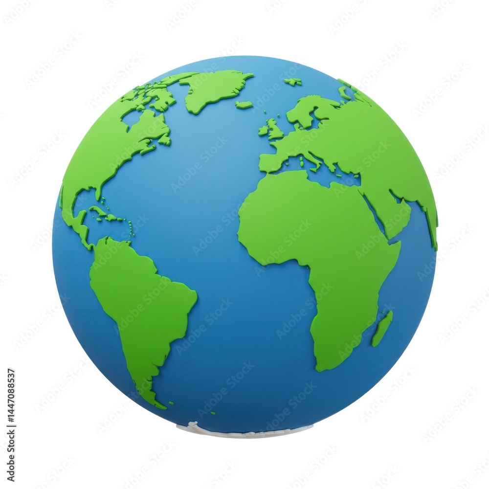 Earth globe illustration world map continents geography travel design Earth globe illustration world map continents geography travel design