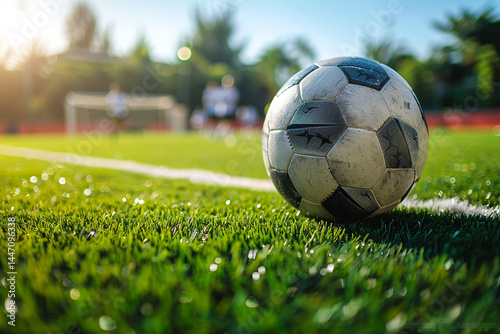 Soccer field unites players in pursuit of a common goal, fostering camaraderie and teamwork on vibrant green turf    