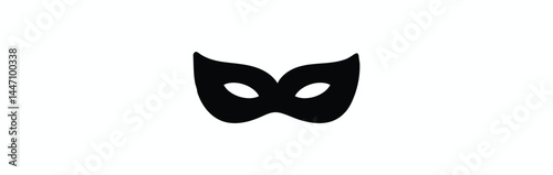 Black Mask. 
Black mask vector icon collection. 