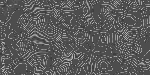 Topographic map background concept. Topo contour map. Rendering abstract illustration. Vector abstract illustration. Geography concept. paper texture design. Limited of a geographical map