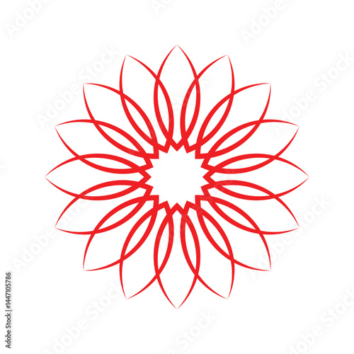 vector sunflower tree shape. Nature tree vector illustration design, golden leaves