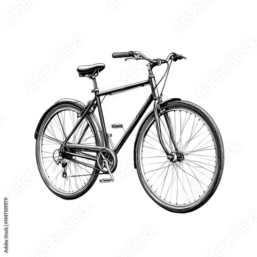 Monochrome bike png
