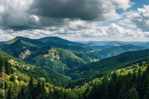 Mountain Range Landscape