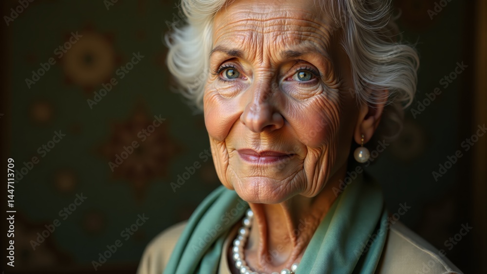 Portrait Of A Smiling Senior Woman Portrait Of A Smiling Senior Woman