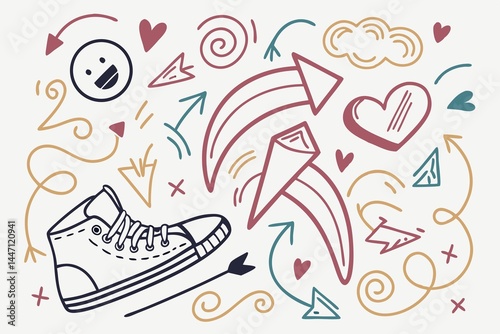 doodles element background