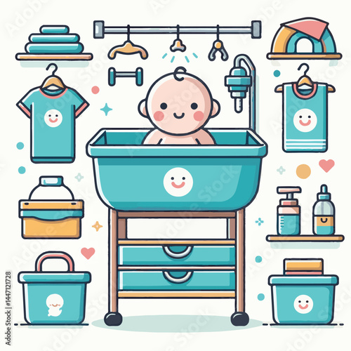 baby, kid, room, child, table, home, care, changing, background, newborn, diaper, childhood, infant, design, nursery, interior, furniture, mother, cute, indoors, change, white, family, object, style, 