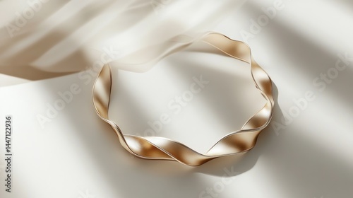 Elegant gold ring photo