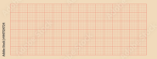 Retro-style millimeter graph paper background in pink tones with precise paper grid. Suitable for design, school visuals, or diary backdrops.