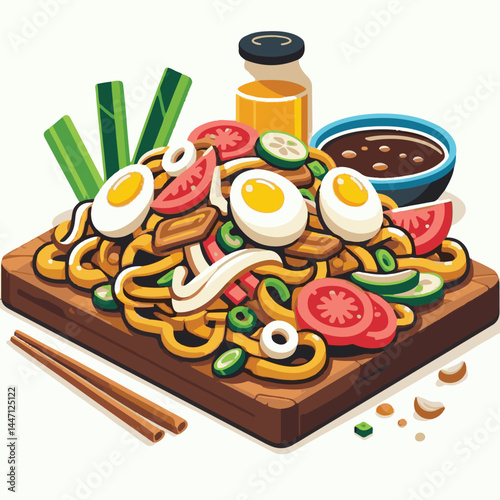 cuisine, delicious, traditional, meal, asian, food, dish, plate, singapore, dinner, malaysia, chinese, lunch, penang, stir, char, tasty, asia, teow, shrimp, noodles, sauce, noodle, hawker, popular, fr